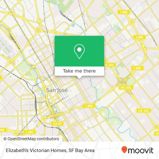 Mapa de Elizabeth's Victorian Homes