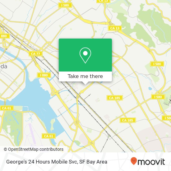 George's 24 Hours Mobile Svc map