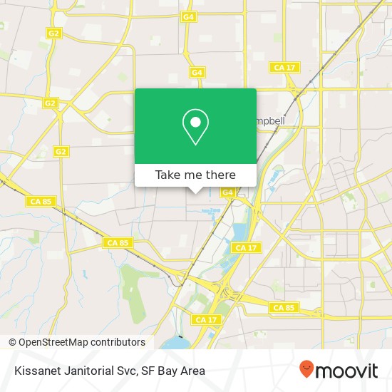 Kissanet Janitorial Svc map