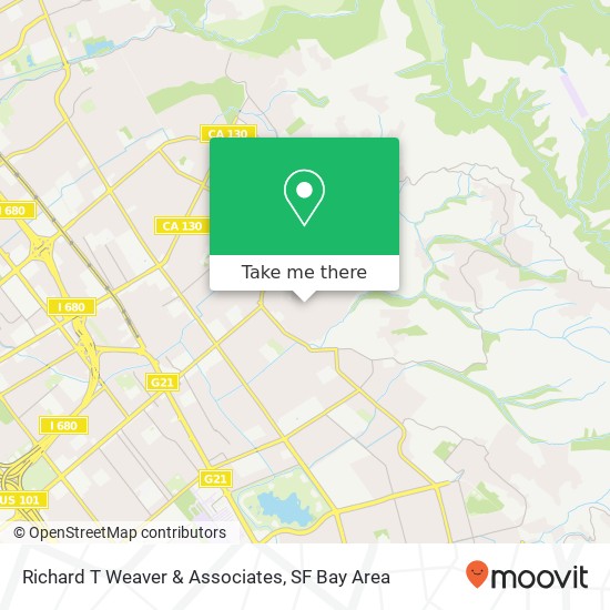 Richard T Weaver & Associates map