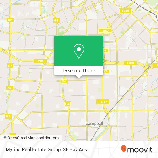 Myriad Real Estate Group map