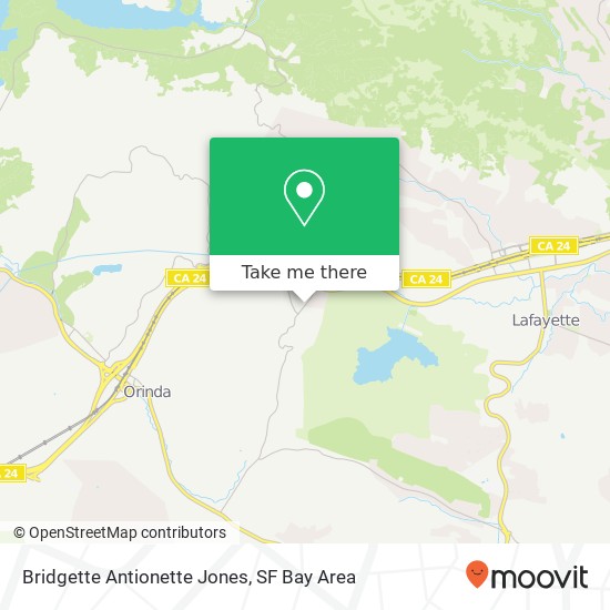 Bridgette Antionette Jones map