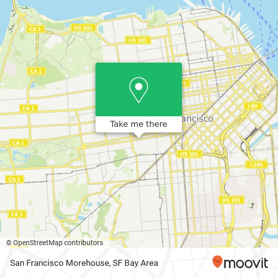 San Francisco Morehouse map