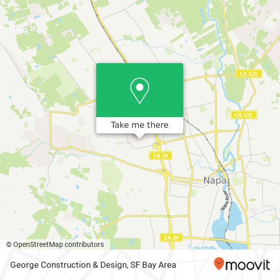 George Construction & Design map