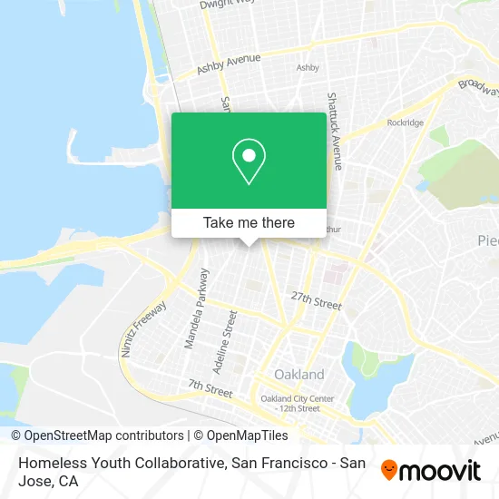 Homeless Youth Collaborative map