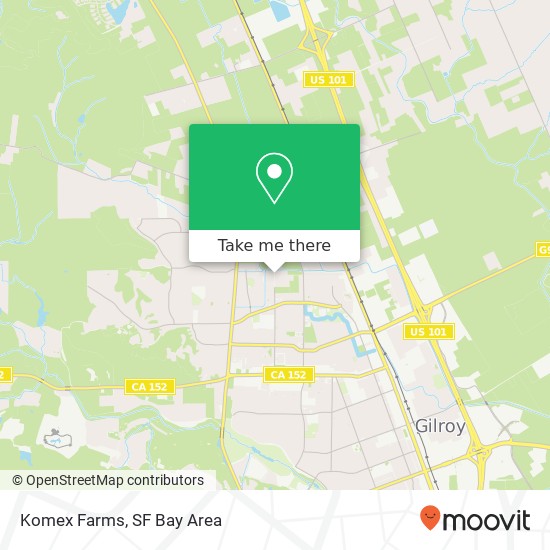 Komex Farms map