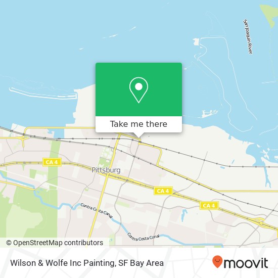 Wilson & Wolfe Inc Painting map