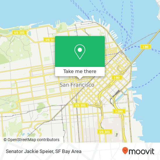 Senator Jackie Speier map