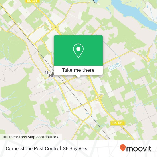 Cornerstone Pest Control map