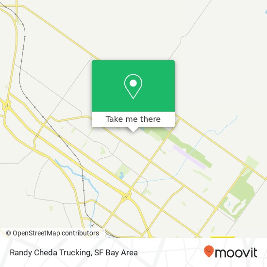 Randy Cheda Trucking map