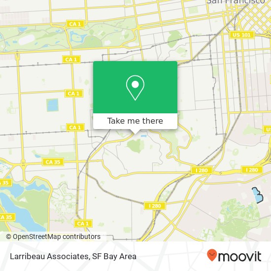 Larribeau Associates map
