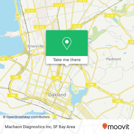 Machaon Diagnostics Inc map