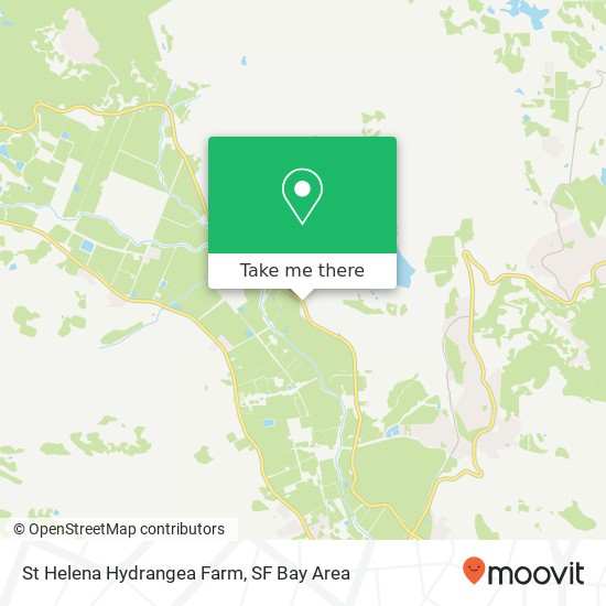 St Helena Hydrangea Farm map