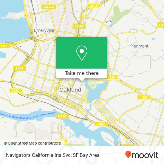 Navigators California Ins Svc map