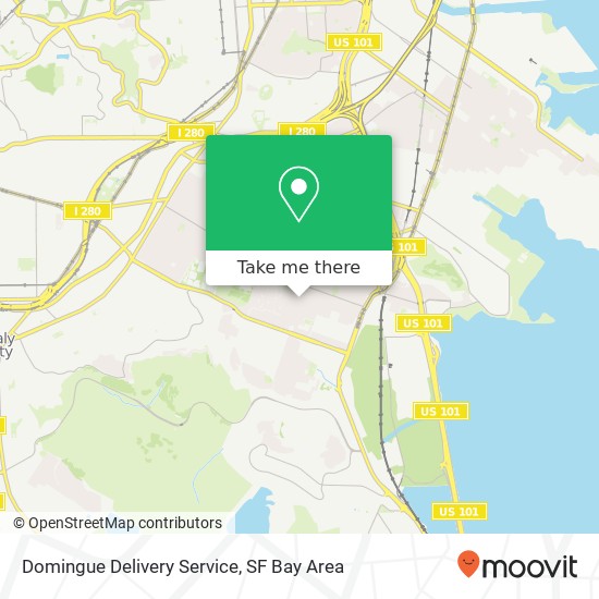 Domingue Delivery Service map