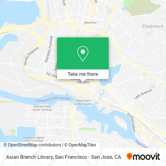 Asian Branch Library map