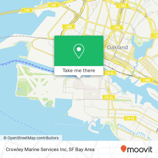 Crowley Marine Services Inc map