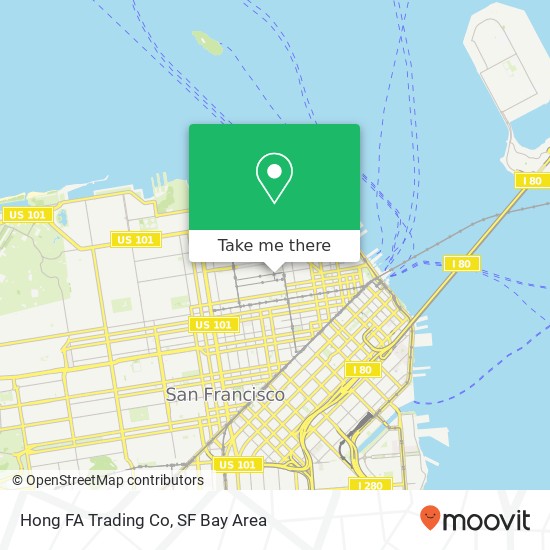 Hong FA Trading Co map