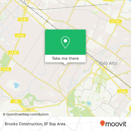 Mapa de Brooks Construction