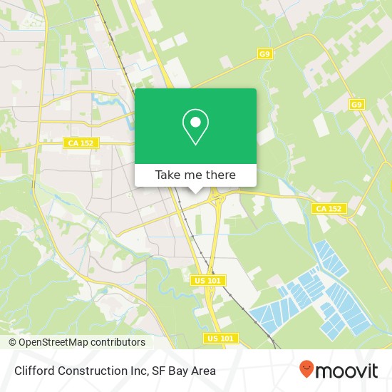 Mapa de Clifford Construction Inc