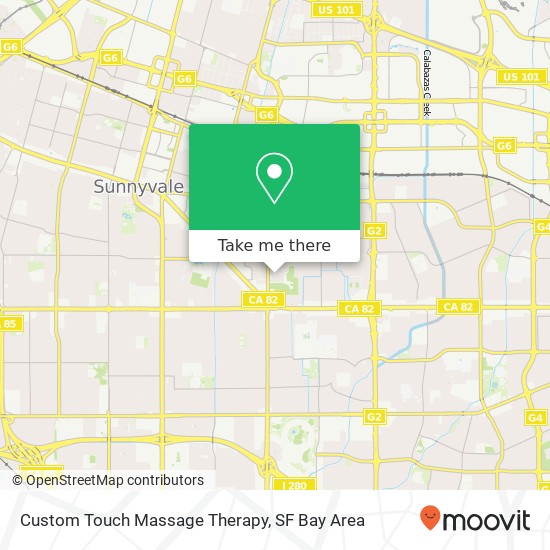 Custom Touch Massage Therapy map