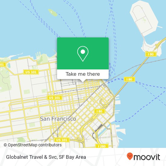 Globalnet Travel & Svc map