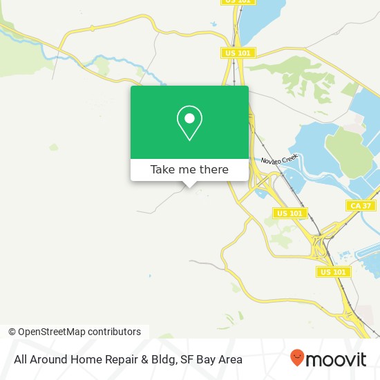 All Around Home Repair & Bldg map