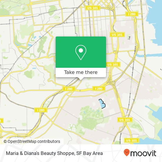 Mapa de Maria & Diana's Beauty Shoppe