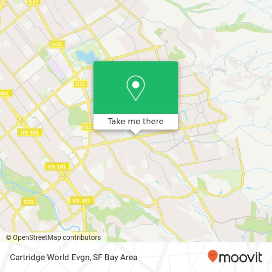 Cartridge World Evgn map