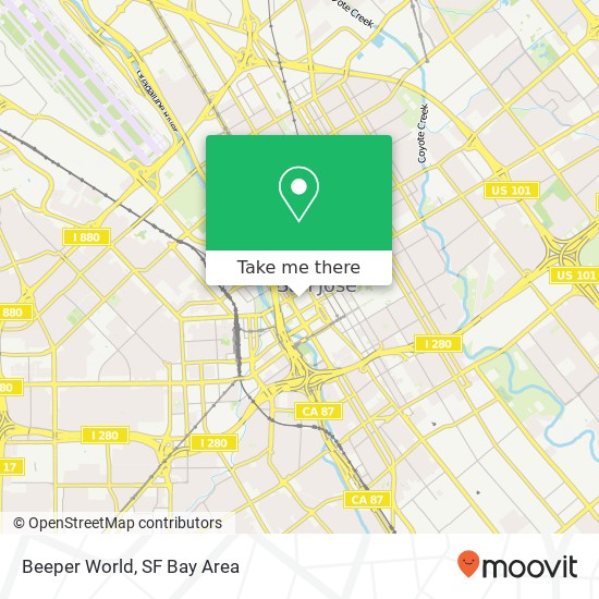 Beeper World map