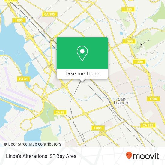 Linda's Alterations map
