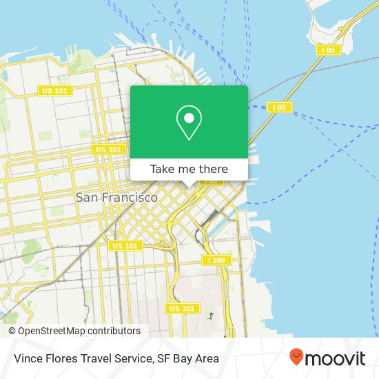 Vince Flores Travel Service map