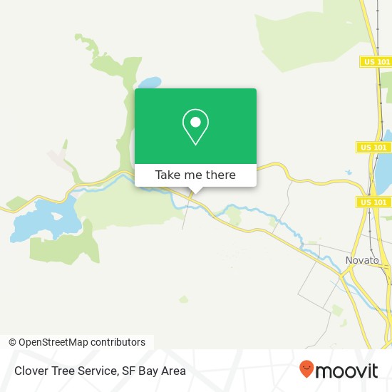Clover Tree Service map