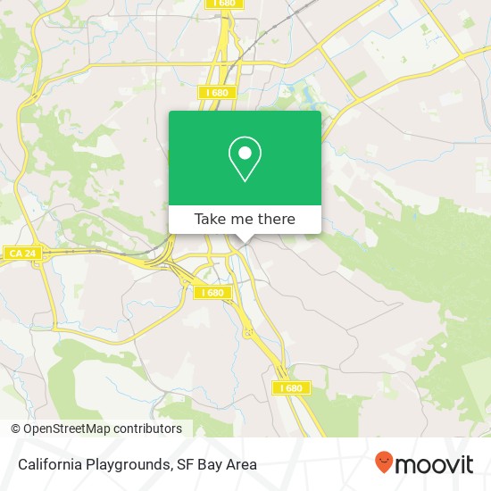California Playgrounds map