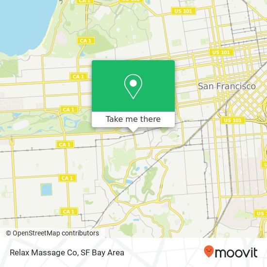 Relax Massage Co map