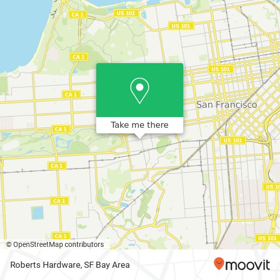 Roberts Hardware map