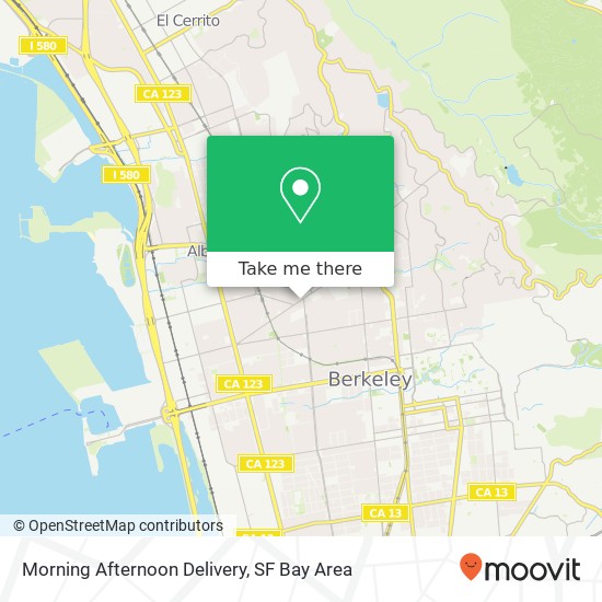 Mapa de Morning Afternoon Delivery