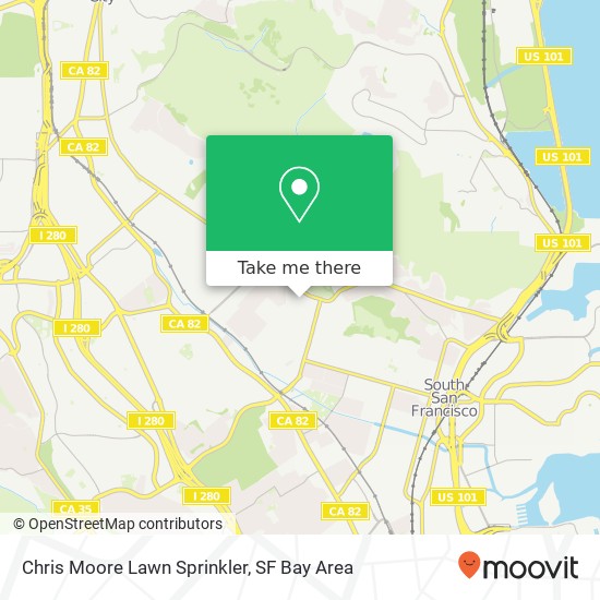 Chris Moore Lawn Sprinkler map