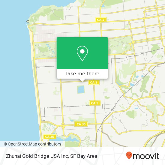 Mapa de Zhuhai Gold Bridge USA Inc