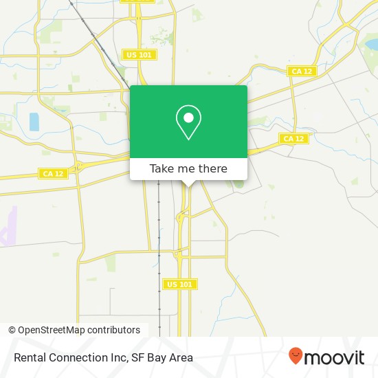 Mapa de Rental Connection Inc