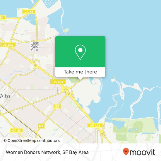 Mapa de Women Donors Network
