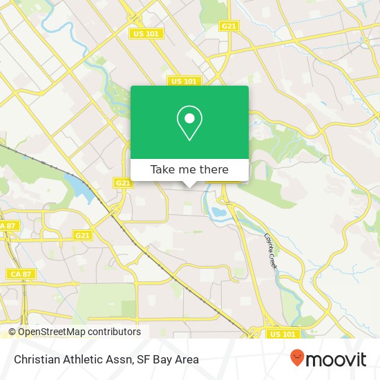 Christian Athletic Assn map