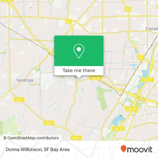 Donna Wilkinson map