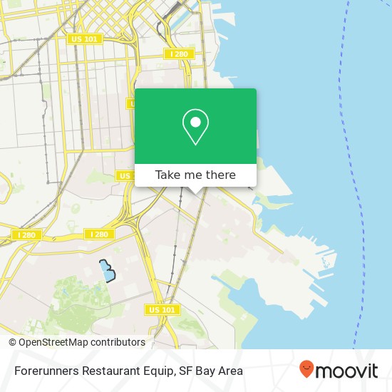 Forerunners Restaurant Equip map