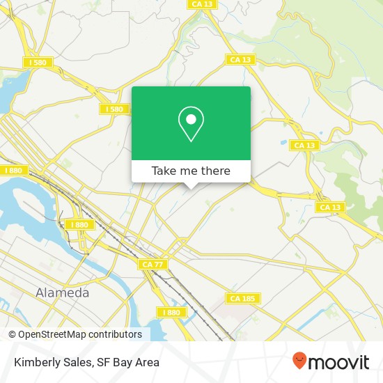 Kimberly Sales map