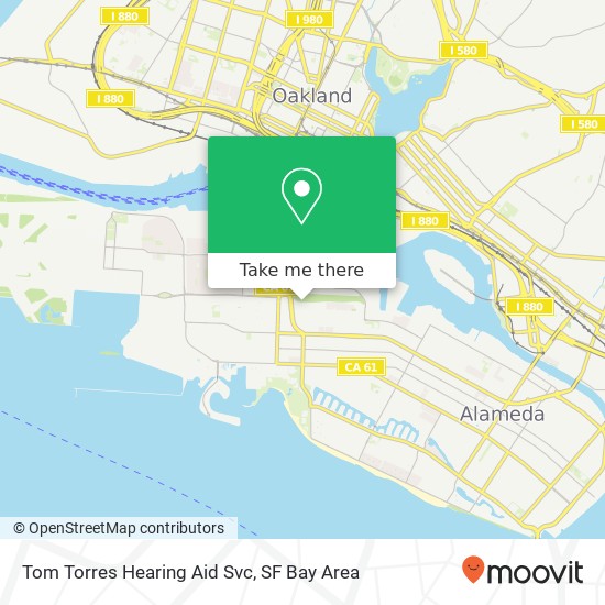 Mapa de Tom Torres Hearing Aid Svc
