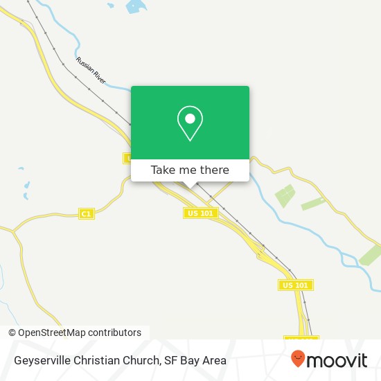 Geyserville Christian Church map