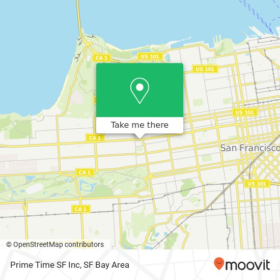 Prime Time SF Inc map