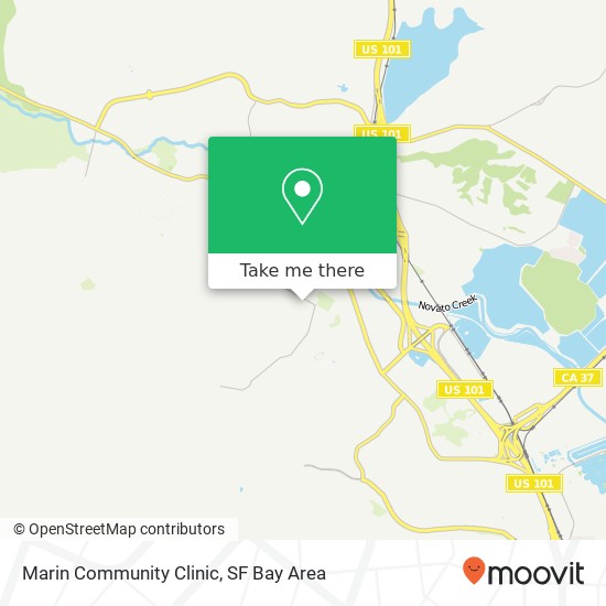 Marin Community Clinic map