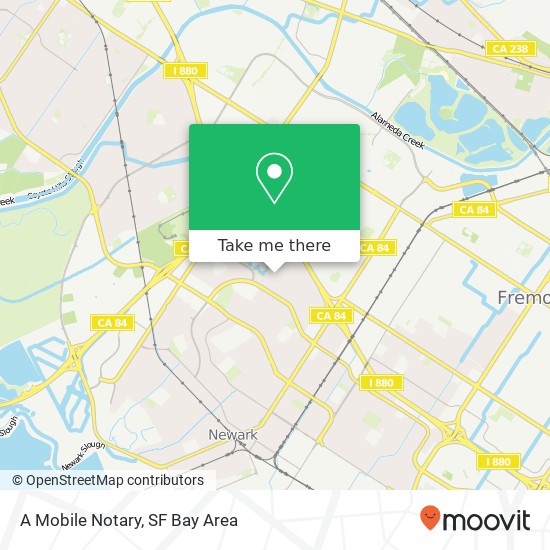 A Mobile Notary map